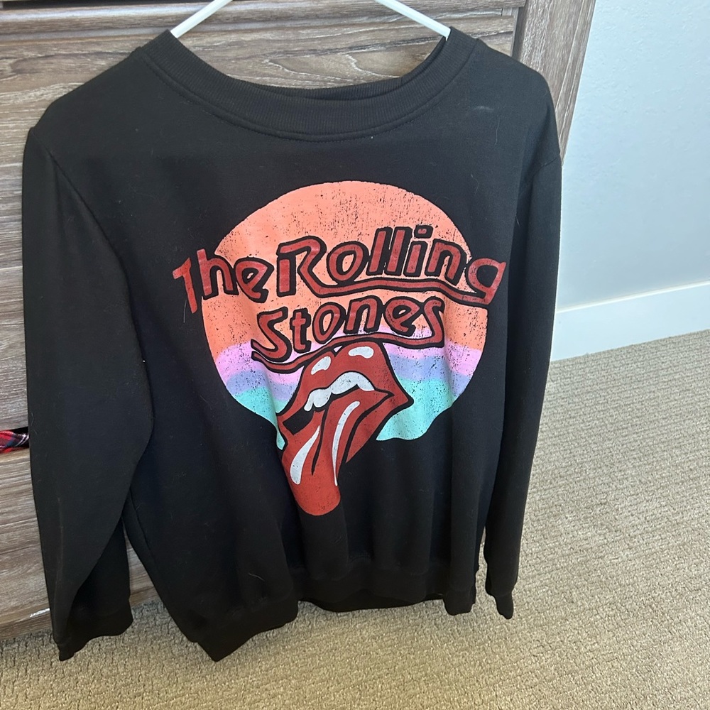Rolling Stones black sweatshirt